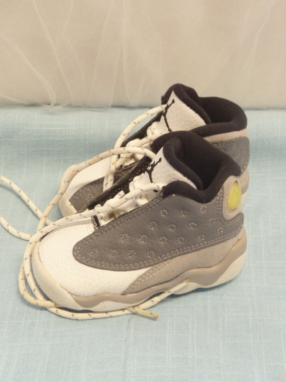 Nike Air Jordan Toddler Atmosphere Grey Sneaker 414581-016 Size 3C